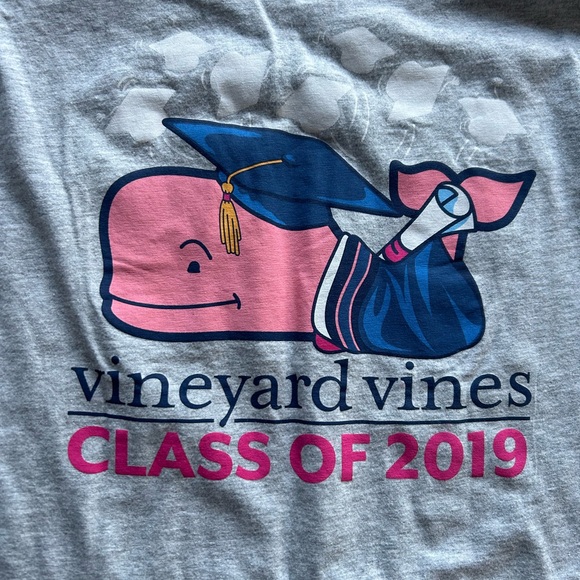 Vineyard Vines XXS NWT Class of 2019 Long Sleeve Shirt - Picture 4 of 5